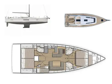 Vermietung Segelboot Bénéteau mit Führerschein