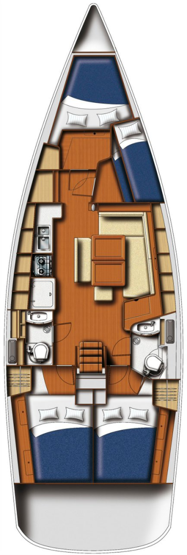 Vermietung Segelboot Bénéteau mit Führerschein