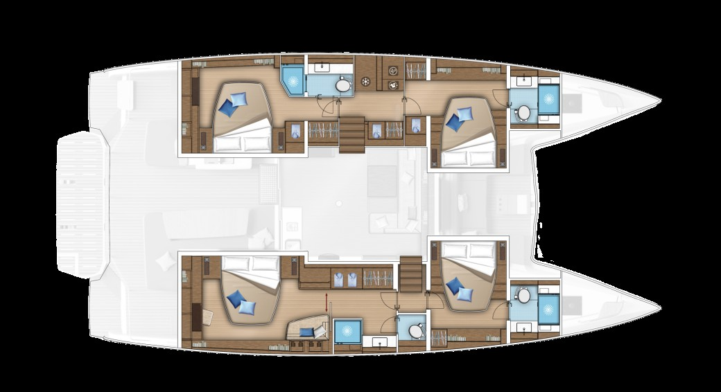 YachtCharter in Parham Town - Lagoon Lagoon 55 auf SamBoat