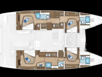 YachtCharter in Parham Town - Lagoon Lagoon 55 auf SamBoat