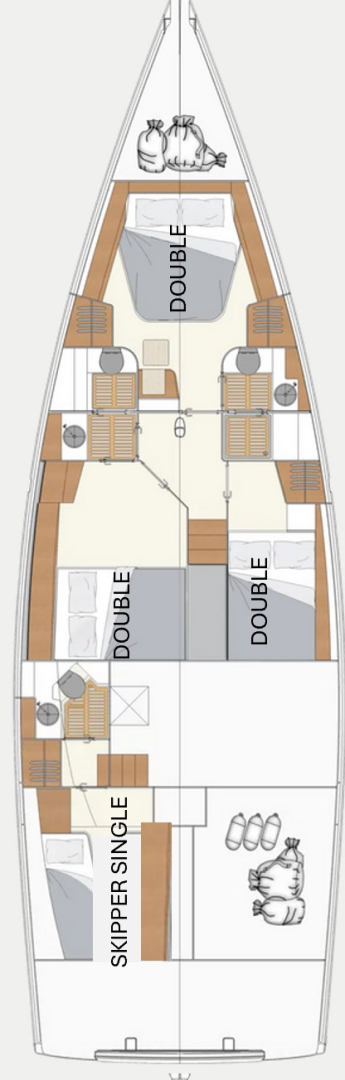 Bootsverleih Hanse Moody 54 DS Gouviá Samboat
