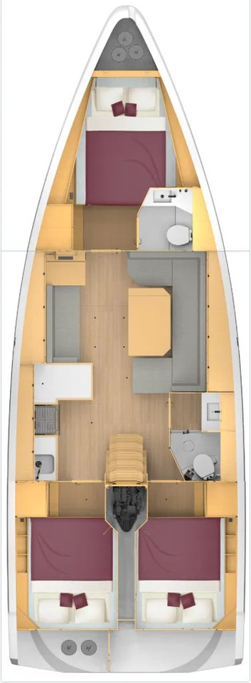 Vermietung Segelboot Bavaria mit Führerschein