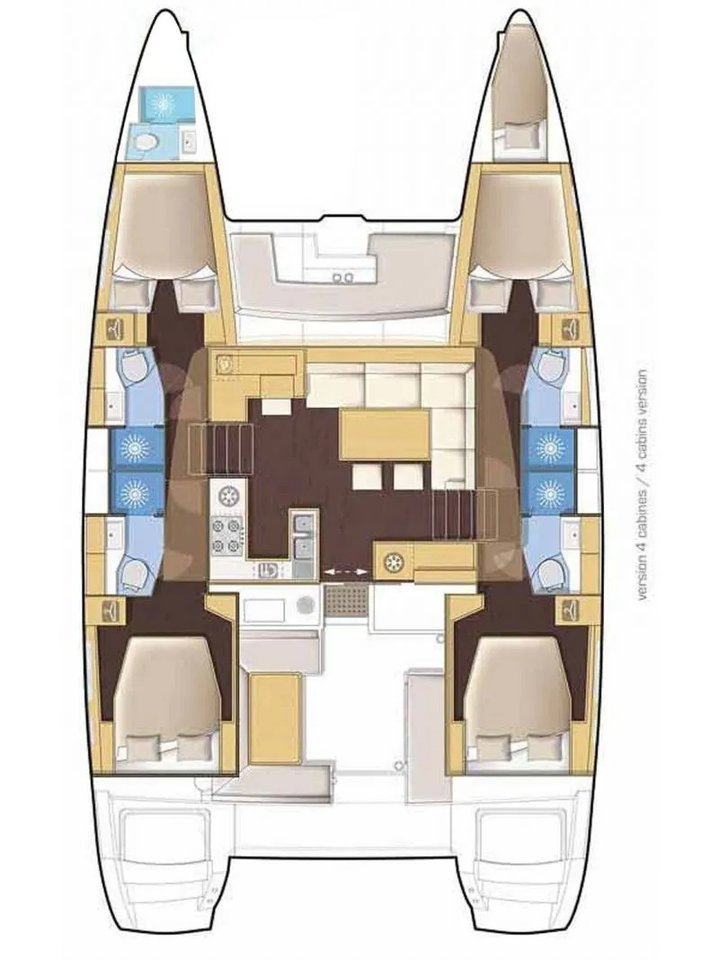YachtCharter in Álimos - Lagoon Lagoon 46 auf SamBoat