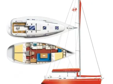 Poncin Yachts Harmony 38 mieten Las Galletas