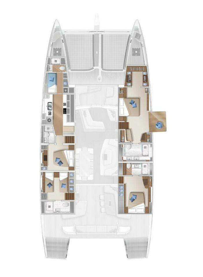Bootsverleih Lagoon Lagoon Seventy 7 Ajaccio Samboat