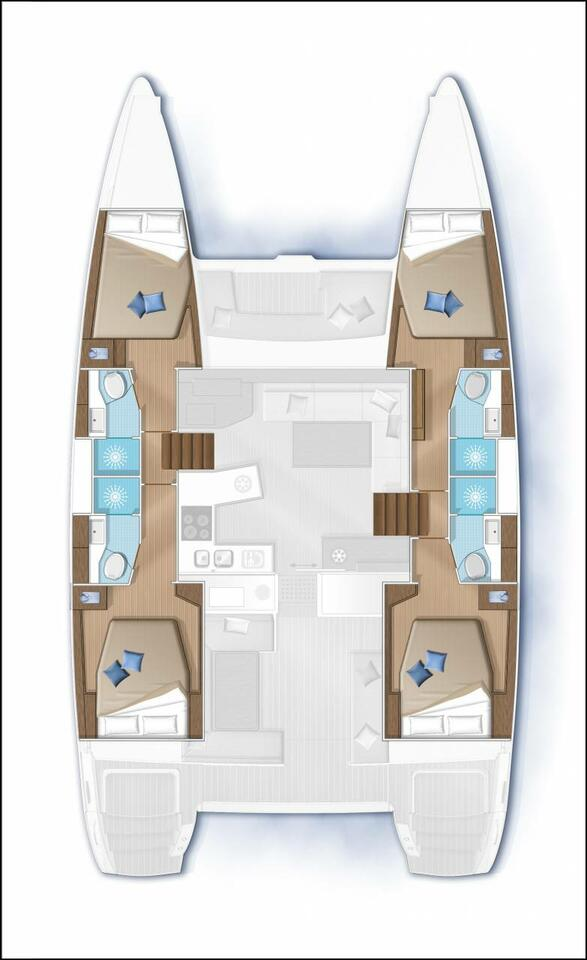 Bootsverleih Lagoon Lagoon 450 Sport Top Pianottoli-Caldarello Samboat