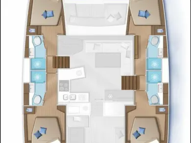 Bootsverleih Lagoon Lagoon 450 Sport Top Pianottoli-Caldarello Samboat