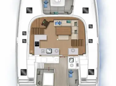 YachtCharter in Pianottoli-Caldarello - Lagoon Lagoon 46 auf SamBoat
