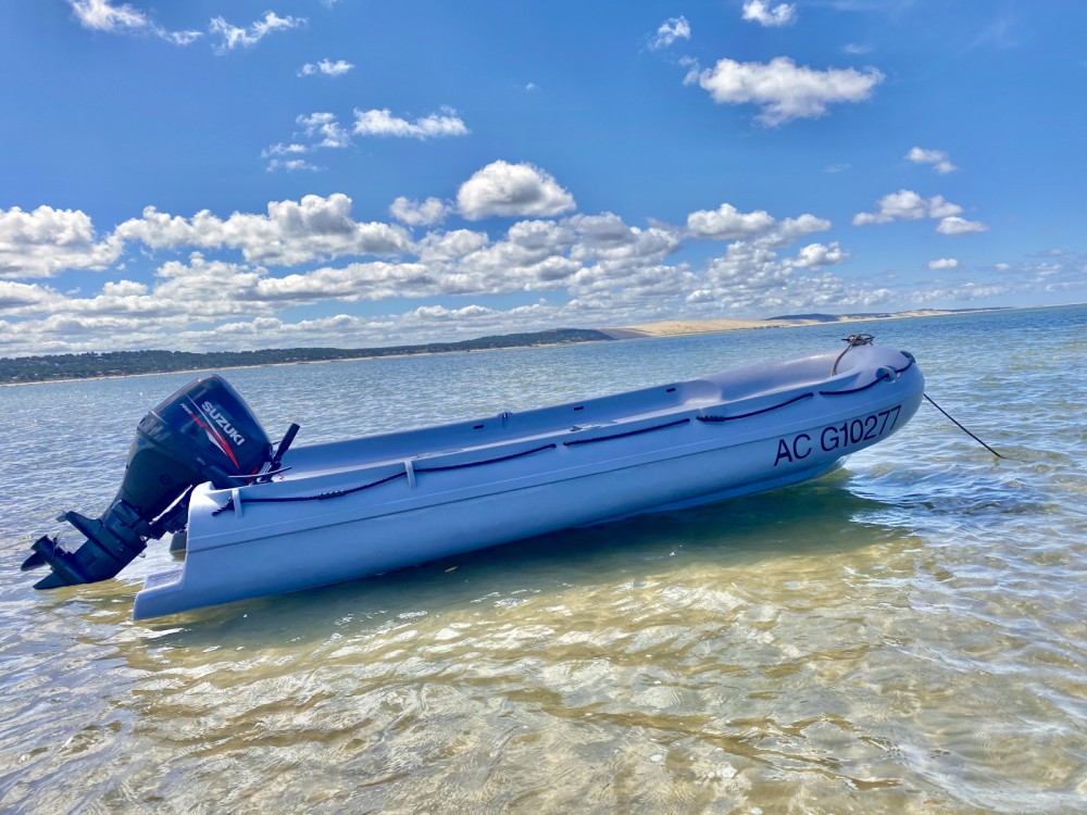 Mieten Sie ein Motorboot Fun Yak 390 FUN YAK SECU 13 NEUF INSUBMERSIBLE