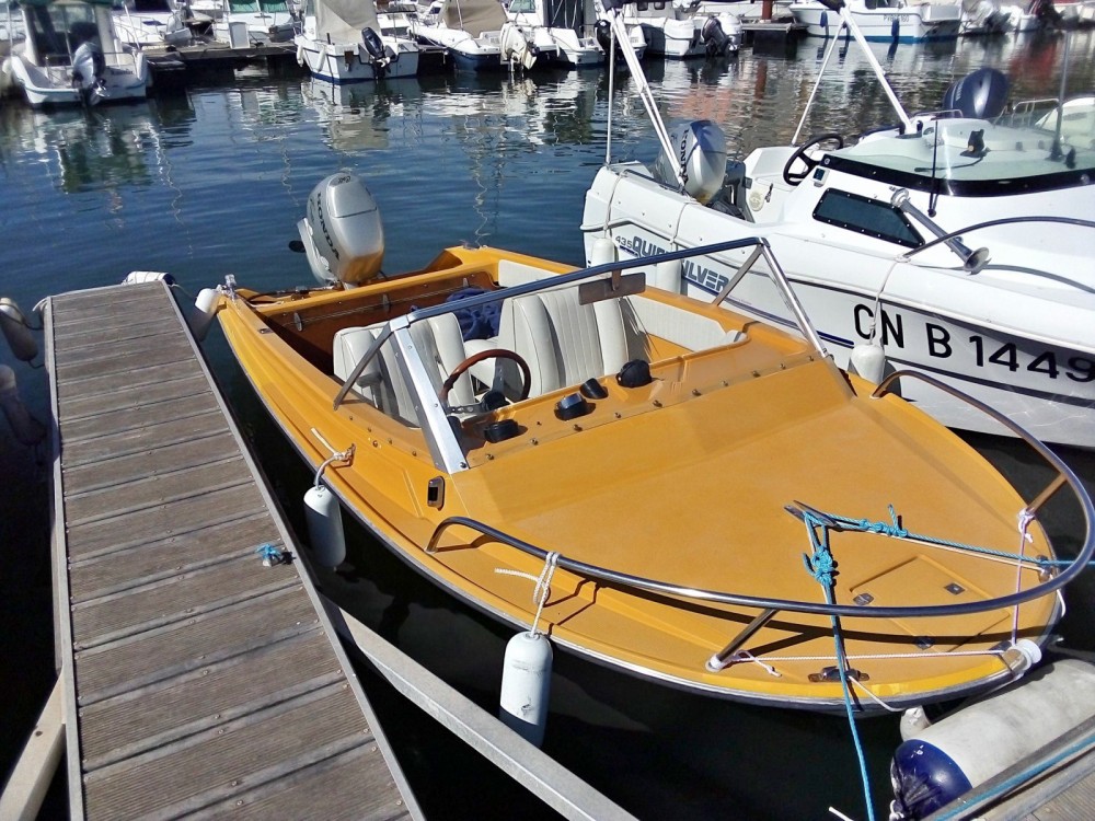 Mieten Sie ein Motorboot Delta Marine Luxe430 Le Barcarès (Delta Marine